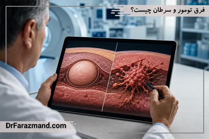 فرق تومور و سرطان چیست؟